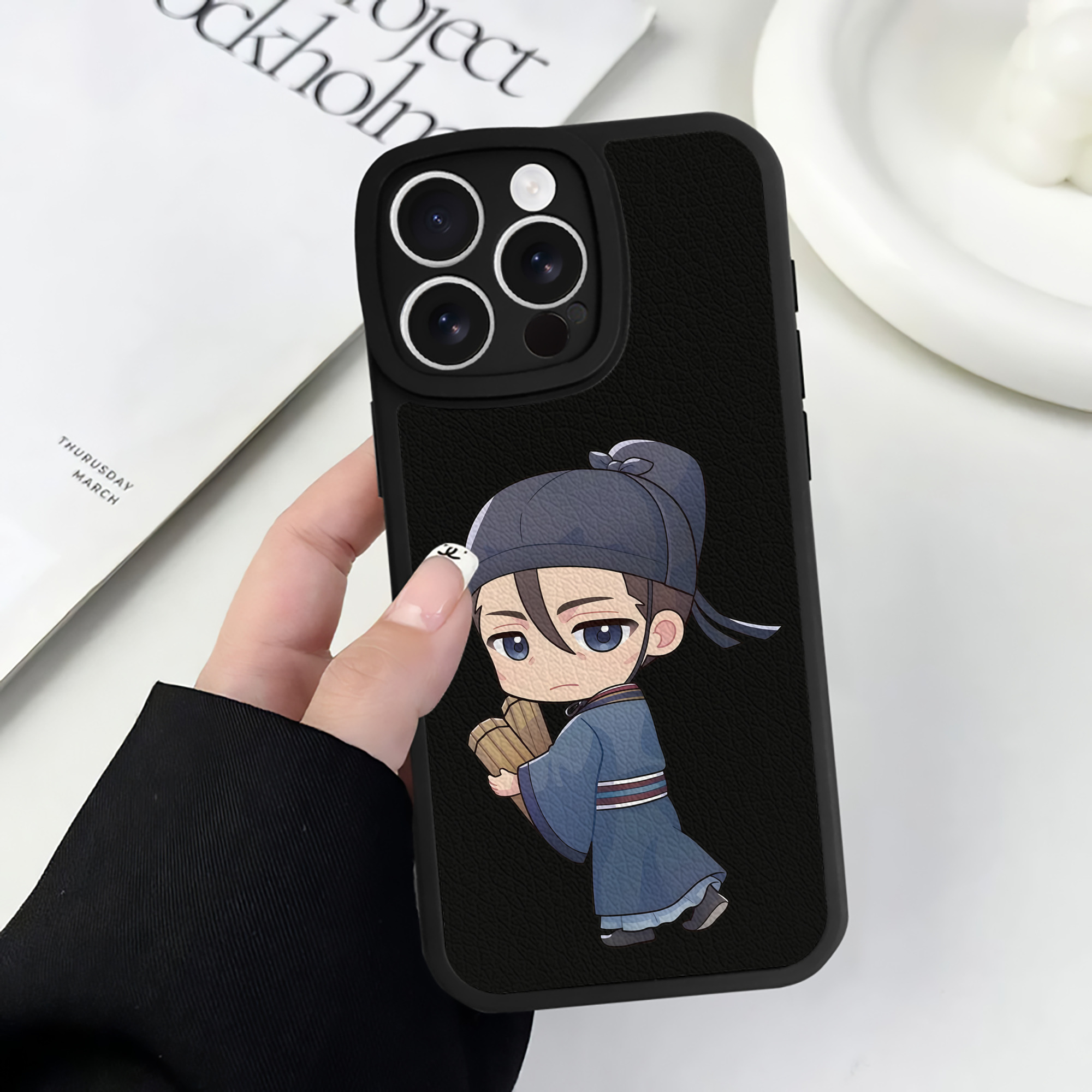 薬屋のひとりごと The Apothecary Diaries 【iPhone 16シリーズ対応】シリコンスマホケース（レザー調） 材質：シリコン